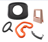 In-mold stress gas assisted mold manufacturing