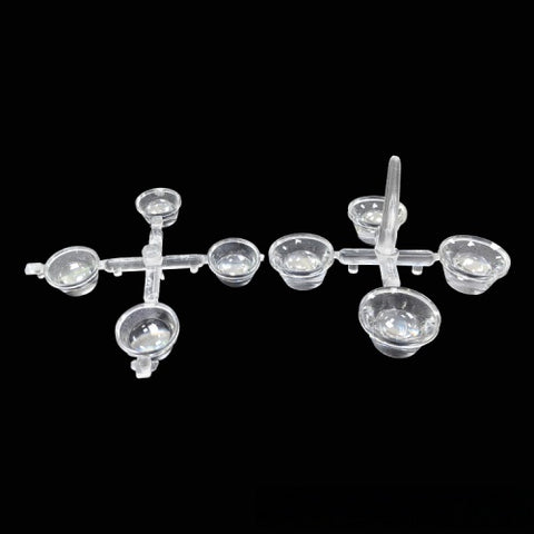 High transparent transparency clear plastic parts